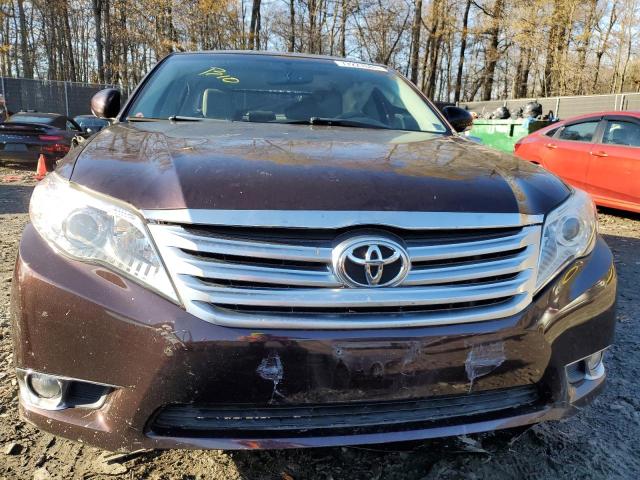 4T1BK3DBXBU431078 - 2011 TOYOTA AVALON BASE BURGUNDY photo 5