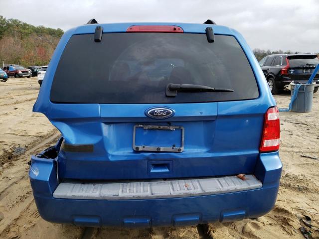 1FMCU0D71BKA66522 - 2011 FORD ESCAPE XLT BLUE photo 6