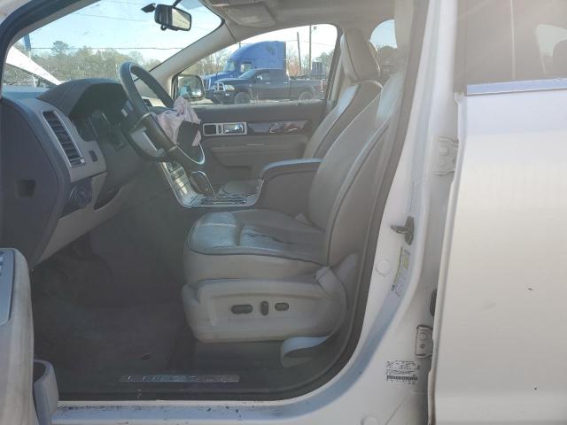 2LMDU68C58BJ15310 - 2008 LINCOLN MKX WHITE photo 7