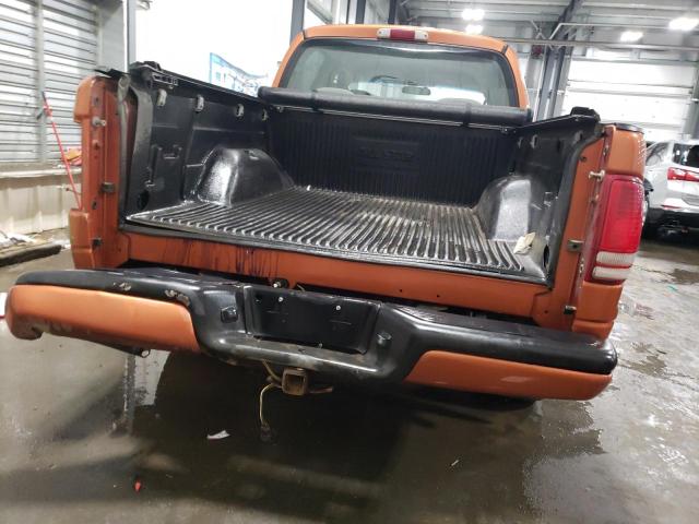 1B7GG2AN51S145718 - 2001 DODGE DAKOTA QUAD ORANGE photo 6