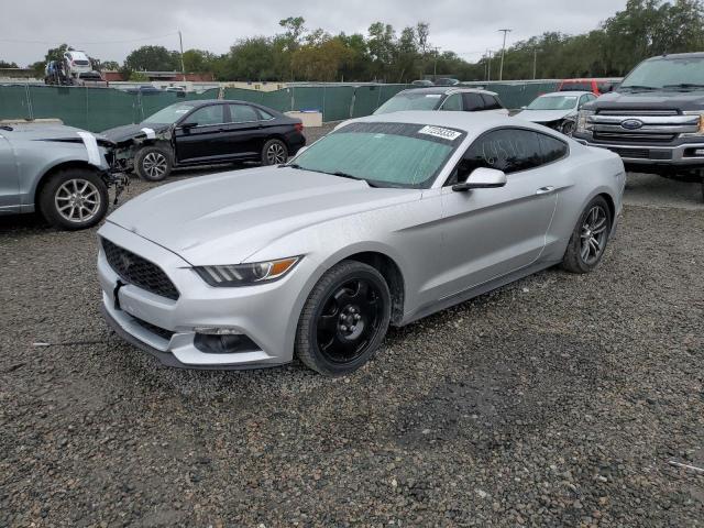 1FA6P8TH9H5227472 - 2017 FORD MUSTANG SILVER photo 1