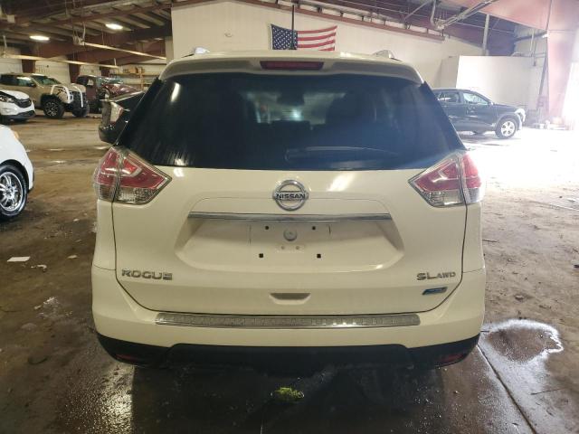 5N1AT2MV9EC839448 - 2014 NISSAN ROGUE S WHITE photo 6