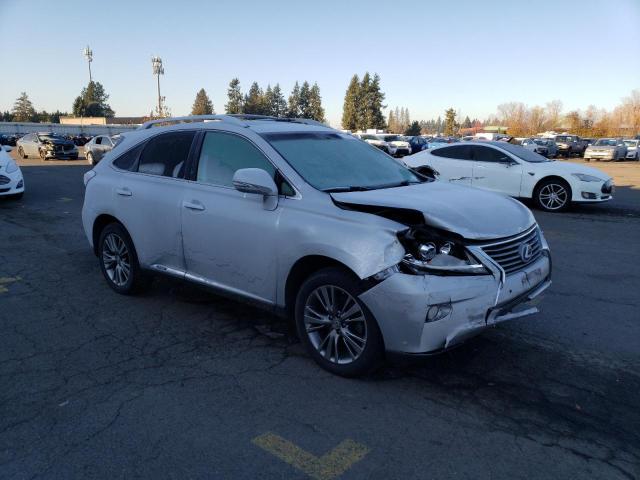 JTJBC1BA1E2457520 - 2014 LEXUS RX 450 SILVER photo 4