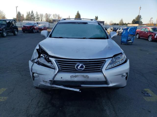 JTJBC1BA1E2457520 - 2014 LEXUS RX 450 SILVER photo 5