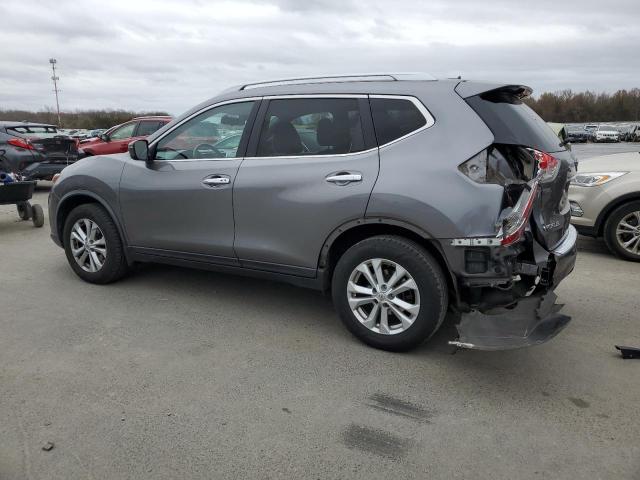 KNMAT2MV8GP594755 - 2016 NISSAN ROGUE S GRAY photo 2