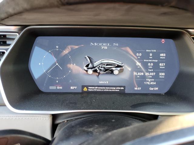 5YJSA1E16GF150963 - 2016 TESLA MODEL S BLACK photo 9