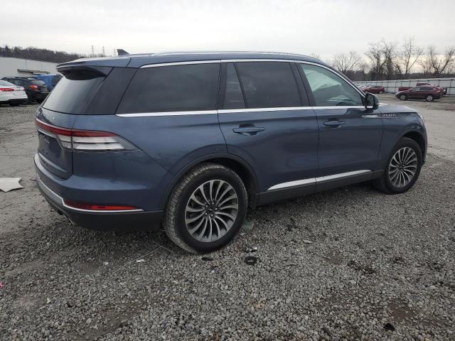 5LM5J7XC3MGL06546 - 2021 LINCOLN AVIATOR RESERVE BLUE photo 3
