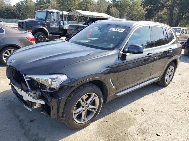 5UXTY5C06M9F48117 - 2021 BMW X3 XDRIVE30I CHARCOAL photo 1