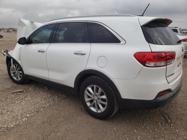 5XYPG4A55JG393503 - 2018 KIA SORENTO LX WHITE photo 2