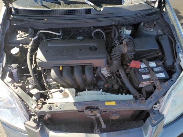 2T1KR30E46C580315 - 2006 TOYOTA COROLLA MA XR GRAY photo 11