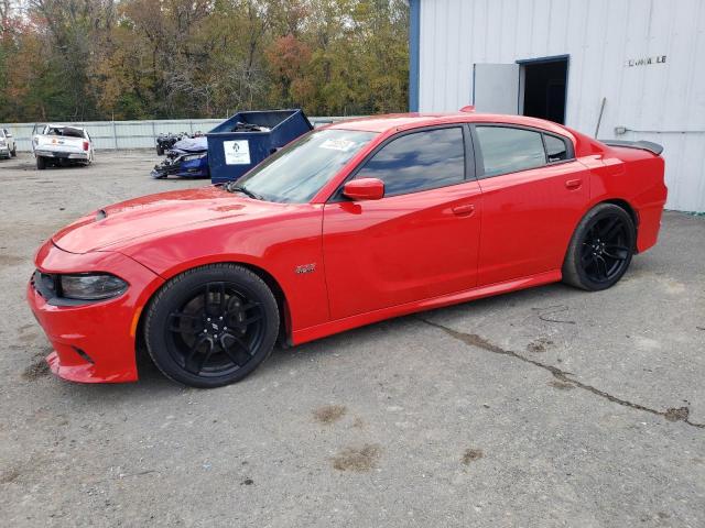 2C3CDXGJ0KH644870 - 2019 DODGE CHARGER SCAT PACK RED photo 1