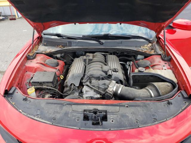 2C3CDXGJ0KH644870 - 2019 DODGE CHARGER SCAT PACK RED photo 11