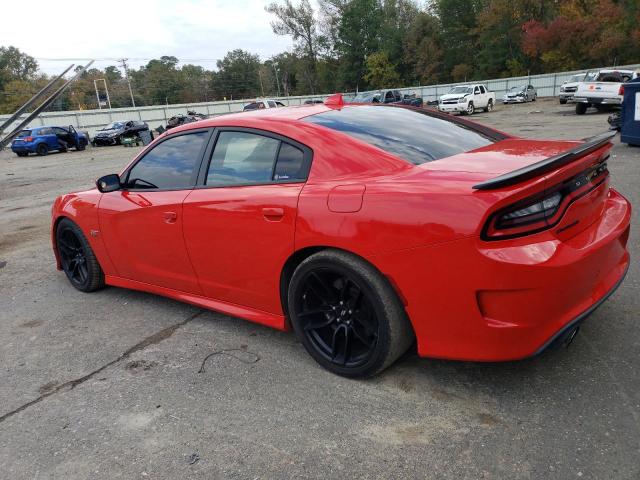 2C3CDXGJ0KH644870 - 2019 DODGE CHARGER SCAT PACK RED photo 2
