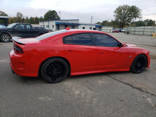 2C3CDXGJ0KH644870 - 2019 DODGE CHARGER SCAT PACK RED photo 3