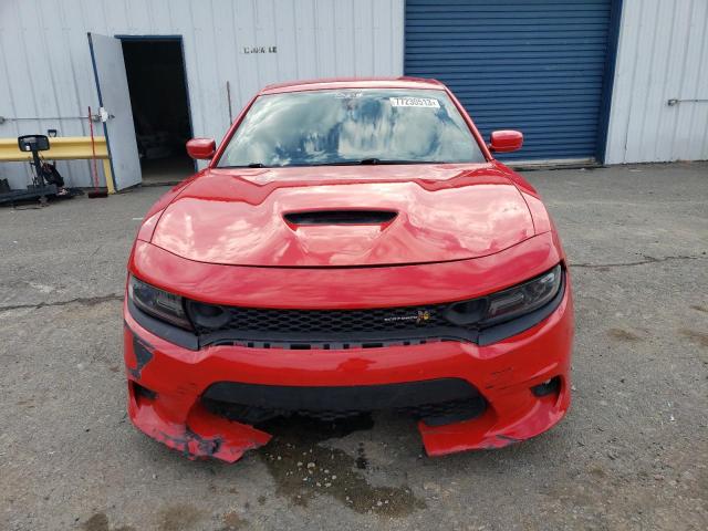 2C3CDXGJ0KH644870 - 2019 DODGE CHARGER SCAT PACK RED photo 5