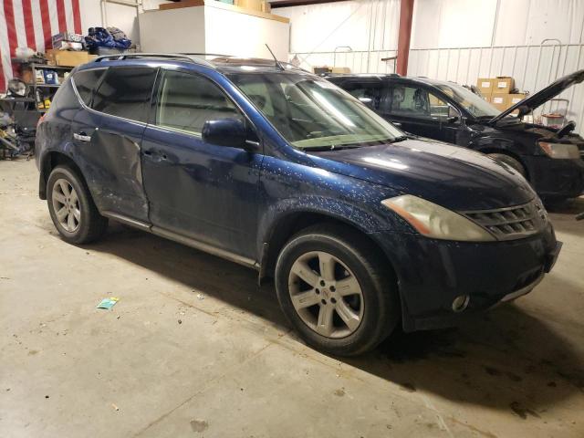 JN8AZ08W16W546562 - 2006 NISSAN MURANO SL BLUE photo 4