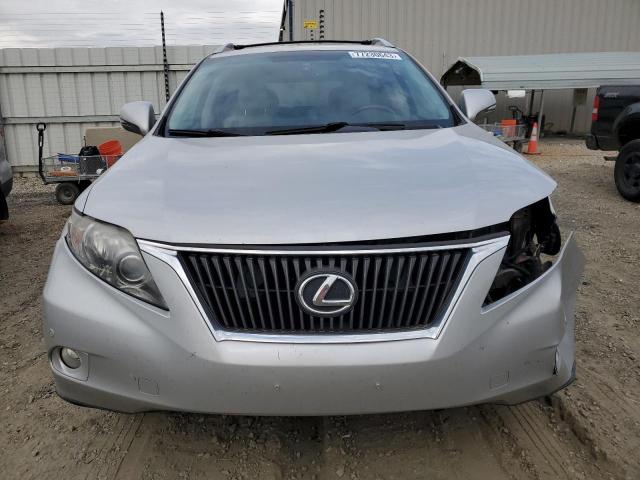 2T2ZK1BAXBC047182 - 2011 LEXUS RX 350 SILVER photo 5