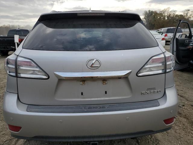 2T2ZK1BAXBC047182 - 2011 LEXUS RX 350 SILVER photo 6