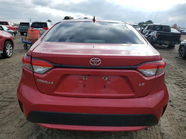 JTDEPRAE2LJ055824 - 2020 TOYOTA COROLLA LE RED photo 6