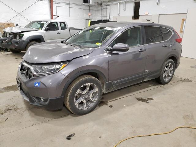 7FARW2H87JE090993 - 2018 HONDA CR-V EXL GRAY photo 1