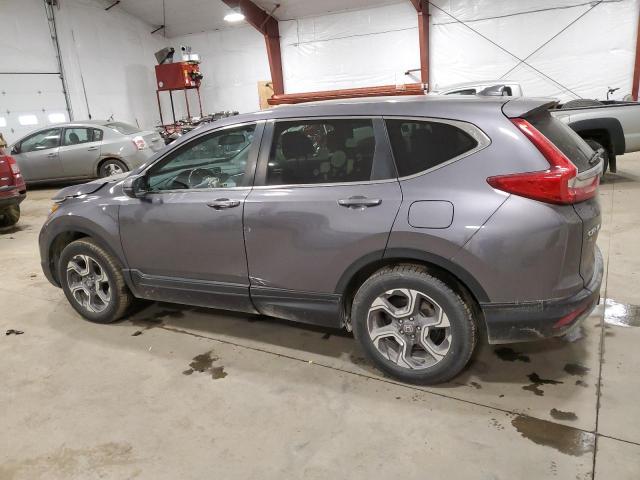 7FARW2H87JE090993 - 2018 HONDA CR-V EXL GRAY photo 2