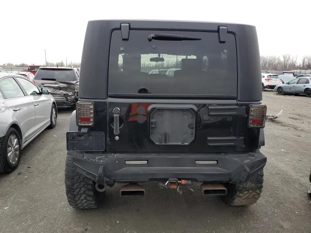 1J8FA54177L215416 - 2007 JEEP WRANGLER SAHARA BLACK photo 6