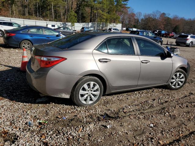 2T1BURHE8FC293629 - 2015 TOYOTA COROLLA L TAN photo 3