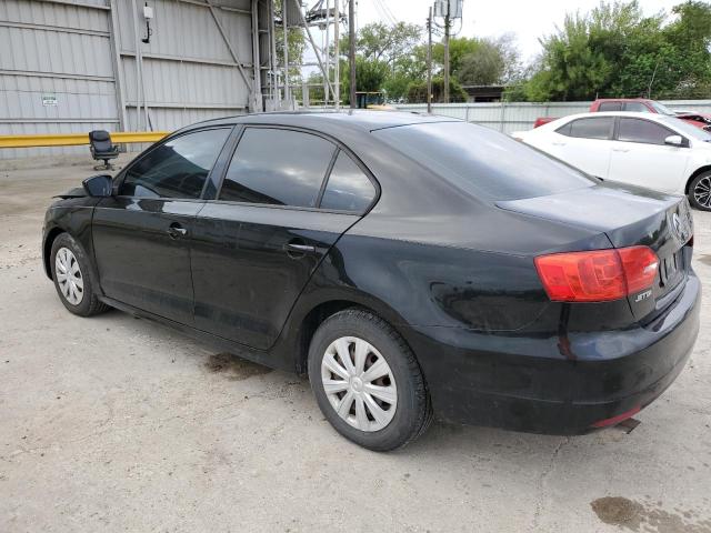 3VW2K7AJ6DM393702 - 2013 VOLKSWAGEN JETTA BASE BLACK photo 2