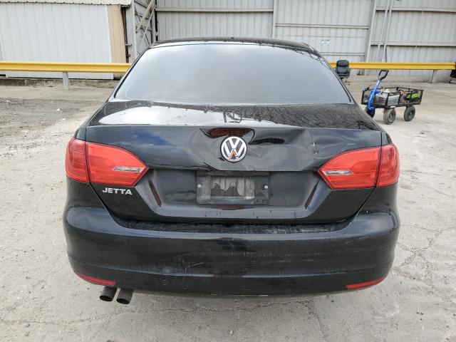 3VW2K7AJ6DM393702 - 2013 VOLKSWAGEN JETTA BASE BLACK photo 6