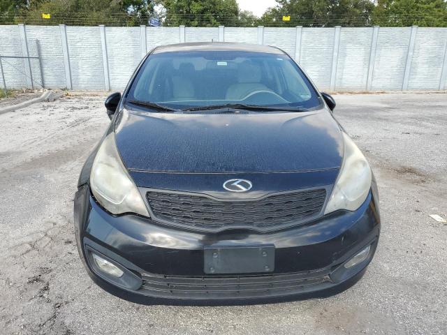 KNADM4A37D6286015 - 2013 KIA RIO LX BLACK photo 5