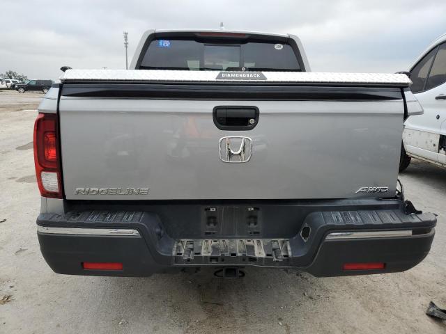 5FPYK3F62KB020479 - 2019 HONDA RIDGELINE RTL SILVER photo 6