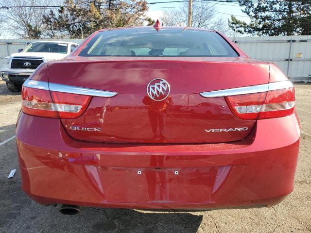 1G4PP5SKXG4169463 - 2016 BUICK VERANO RED photo 6