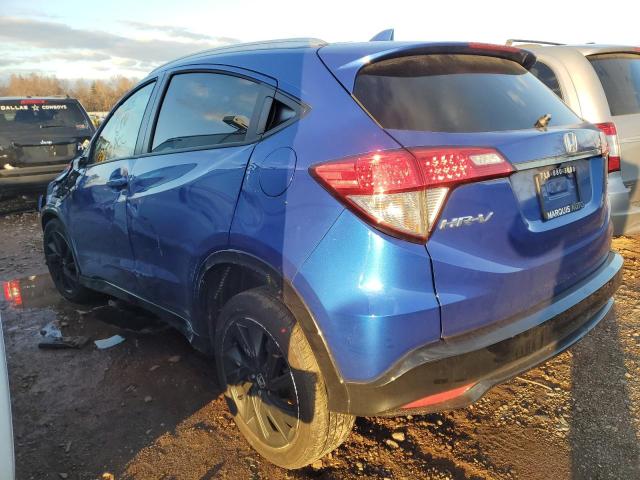 3CZRU6H13MM706212 - 2021 HONDA HR-V SPORT BLUE photo 2