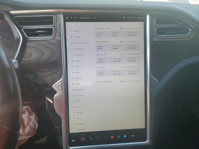 5YJSA1E28HF221526 - 2017 TESLA MODEL S Mavi foto 9