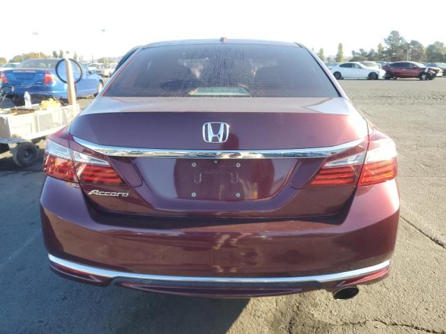 1HGCR2F88GA039372 - 2016 HONDA ACCORD EXL BURGUNDY photo 6