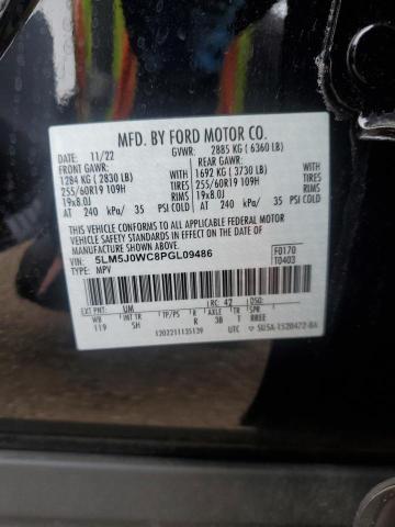 5LM5J0WC8PGL09486 - 2023 LINCOLN AVIATOR შავი ფოტო 13