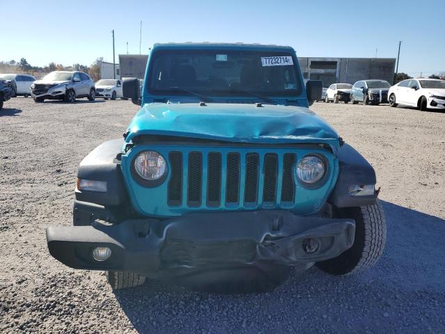 1C4GJXAG4LW178754 - 2020 JEEP WRANGLER SPORT TURQUOISE photo 5