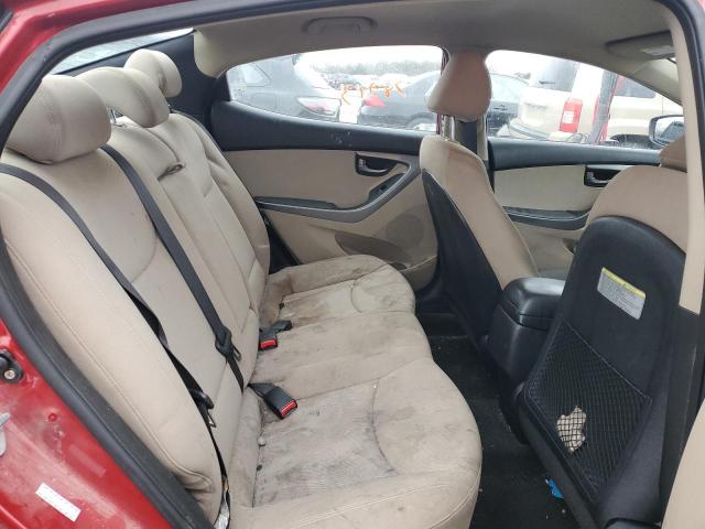 KMHDH4AE4GU623504 - 2016 HYUNDAI ELANTRA SE RED photo 10