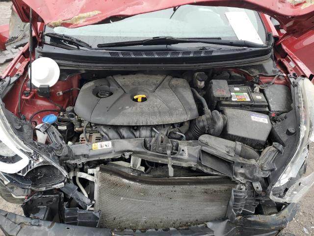 KMHDH4AE4GU623504 - 2016 HYUNDAI ELANTRA SE RED photo 11