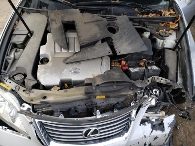 JTHBJ46G972052662 - 2007 LEXUS ES 350 SILVER photo 11