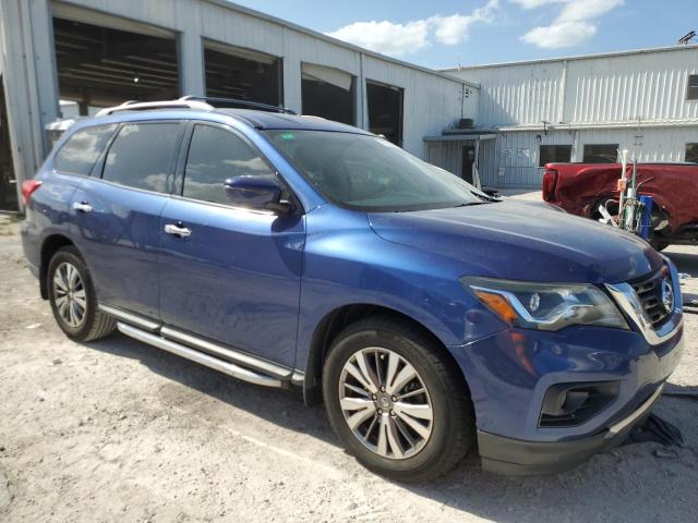 5N1DR2MN2JC657077 - 2018 NISSAN PATHFINDER S BLUE photo 4