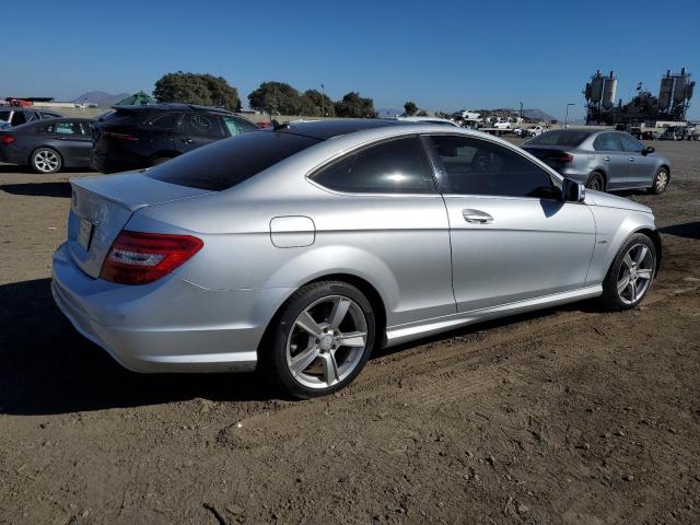 WDDGJ4HB0CF805948 - 2012 MERCEDES-BENZ C 250 SILVER photo 3