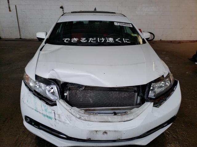 2HGFB6E5XFH704482 - 2015 HONDA CIVIC SI WHITE photo 5