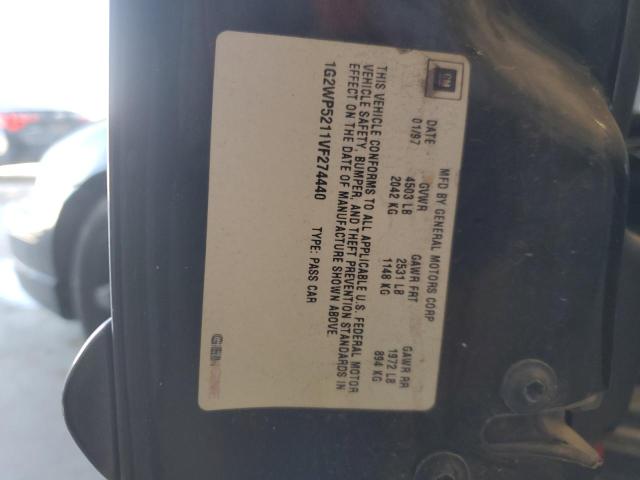 1G2WP5211VF274440 - 1997 PONTIAC GRAND PRIX GTP 黑色 照片 12