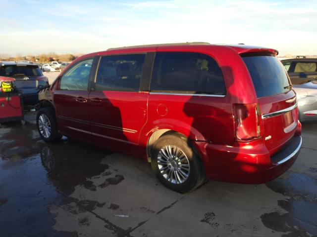 2C4RC1CG9DR665018 - 2013 CHRYSLER TOWN & COU TOURING L BURGUNDY photo 2