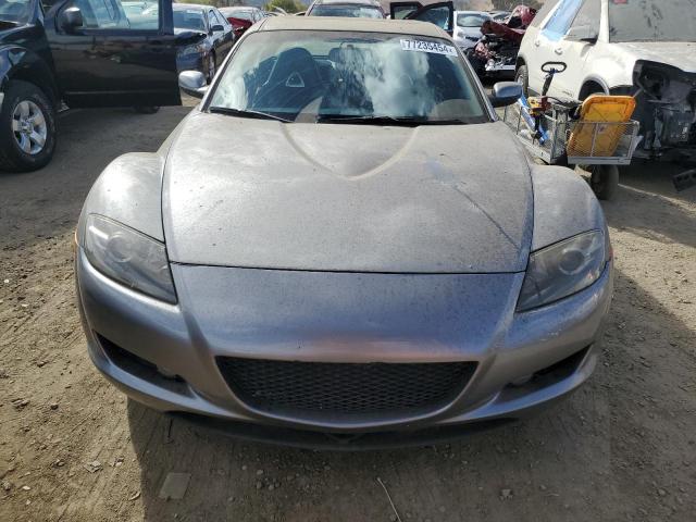 JM1FE17N240117619 - 2004 MAZDA RX8 GRAY photo 5