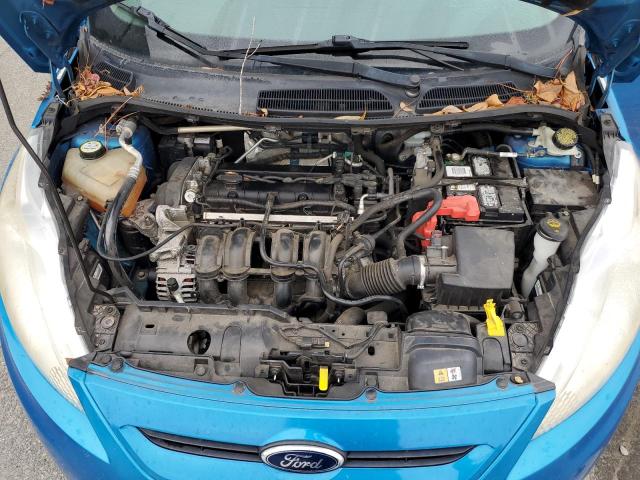 3FADP4EJ9CM184464 - 2012 FORD FIESTA SE BLUE photo 11