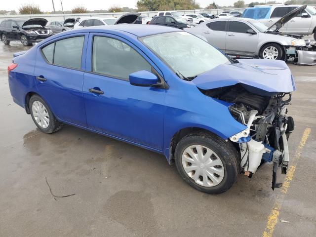 3N1CN7AP5HL807389 - 2017 NISSAN VERSA S BLUE photo 4