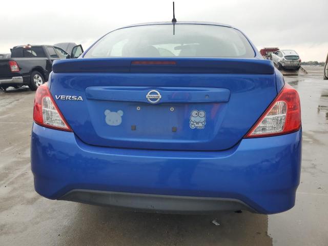 3N1CN7AP5HL807389 - 2017 NISSAN VERSA S BLUE photo 6