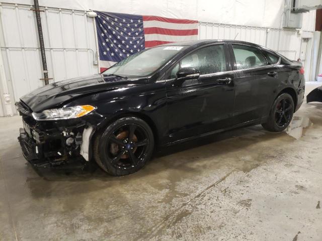 3FA6P0HD6GR224838 - 2016 FORD FUSION SE BLACK photo 1